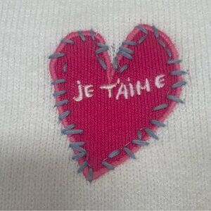 Girls Aqua Kerri Rosenthal White Knit Zip Up Hoodie Sweater size XL 14/16